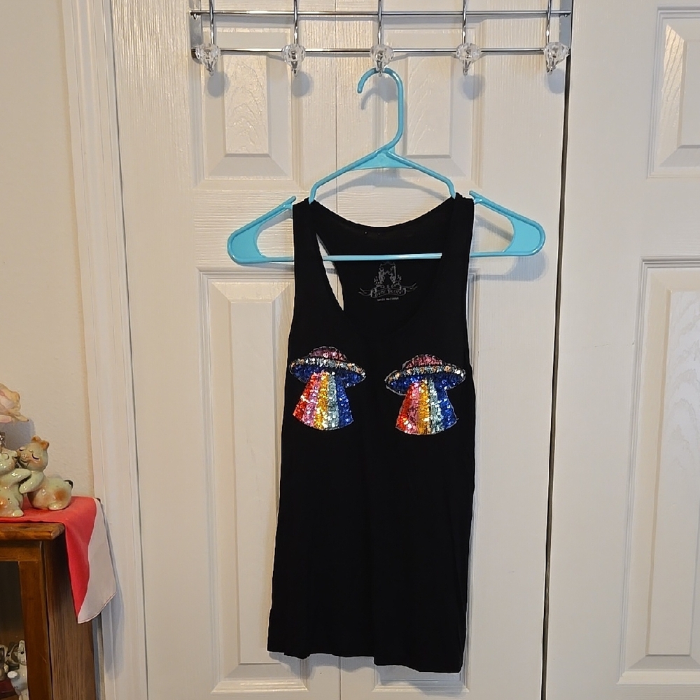 Bear Dance Black Tank Top